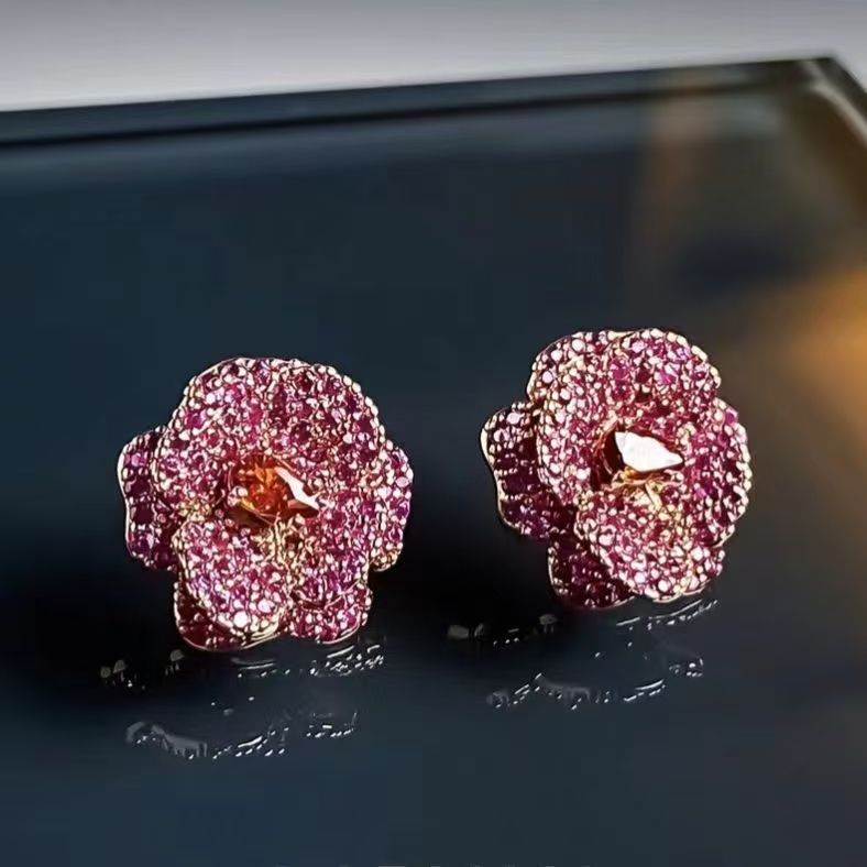 Original Niche Cat & Dog Paradise Stud Earrings, Detachable Dark Sweet Cool Personality Ear Jewelry For Women