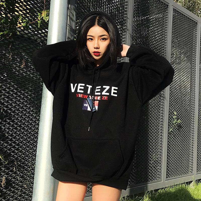 Title 7, Hooded Sweater Women Long-Sleeved Harajuku Styl...