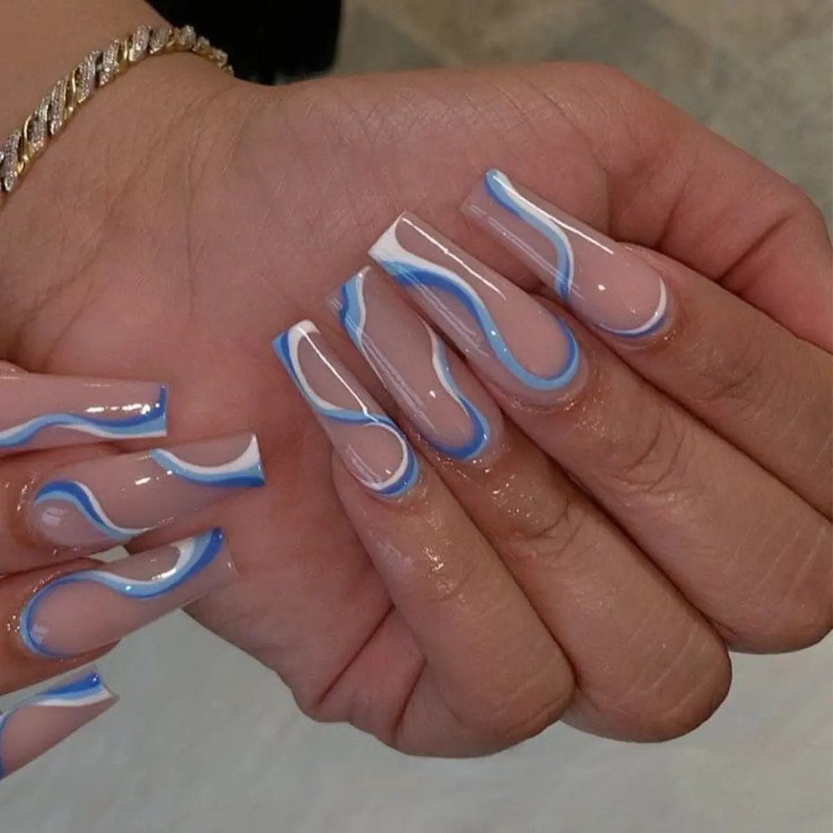 Wearing Nails Finished Soft False