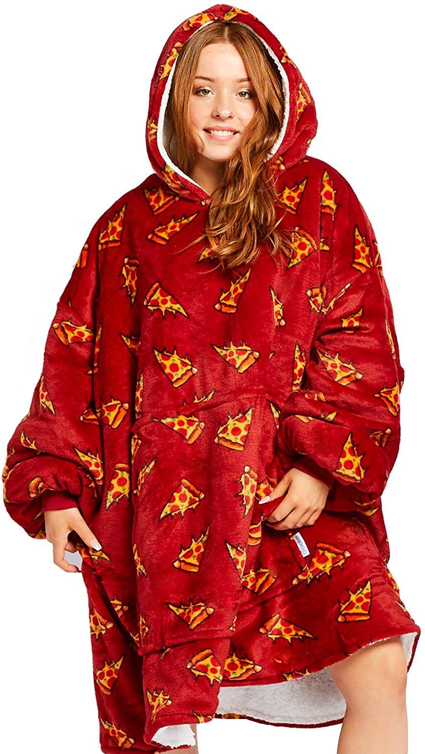 Title 6, Warm Pajama Sweater TV Slacker Hooded Blanket