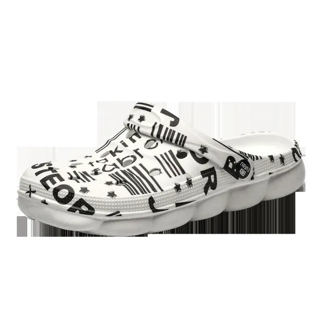 Hole Shoes Dual purpose Beach Sandals White - Shop at LoveMi