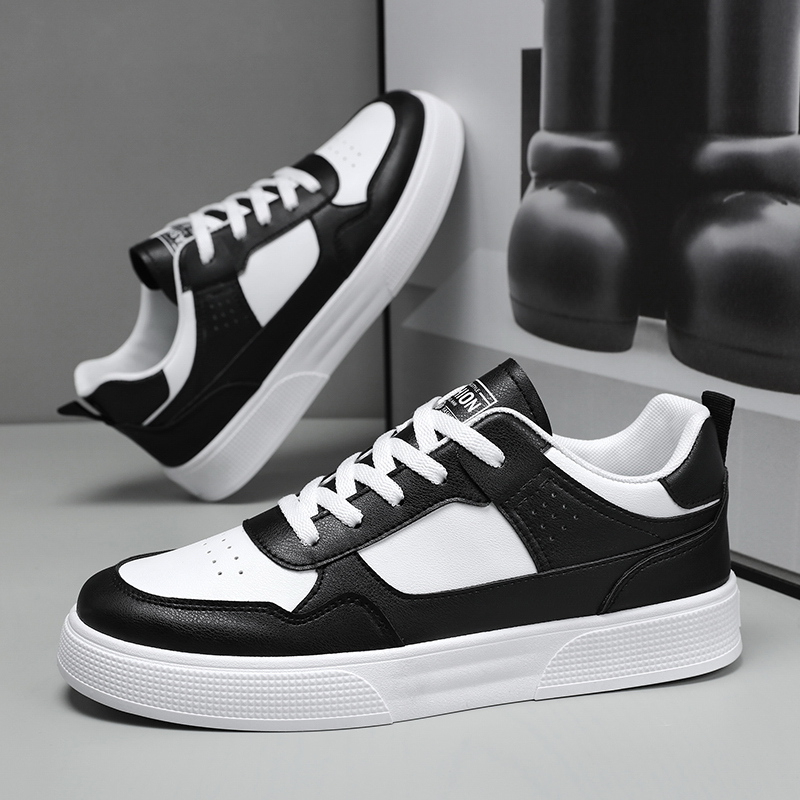Men's Summer New Shoes, Breathable White Sneakers For Men, Trendy Versatile Athletic Casual Skate Shoes For Students