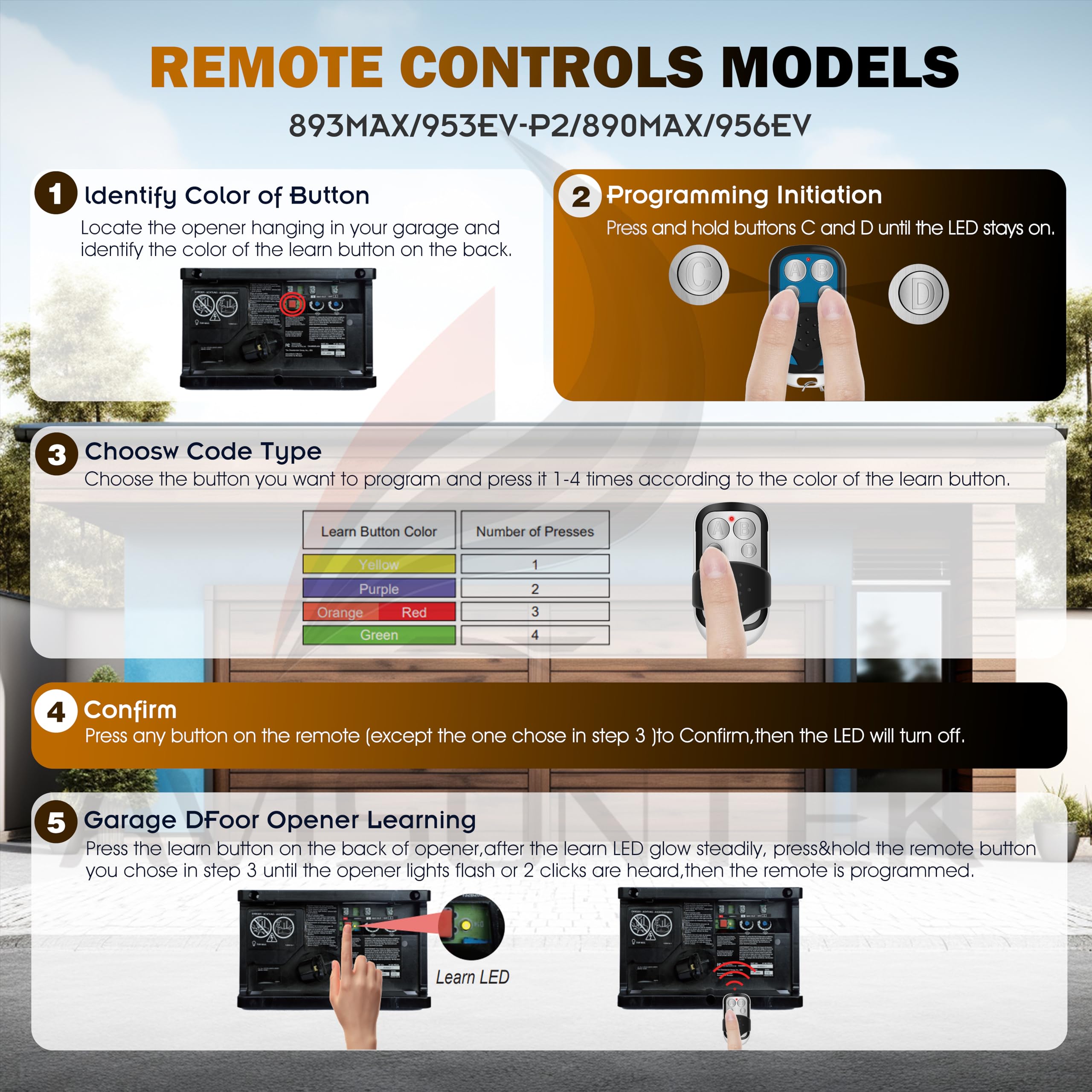 4 Car Remote Controls