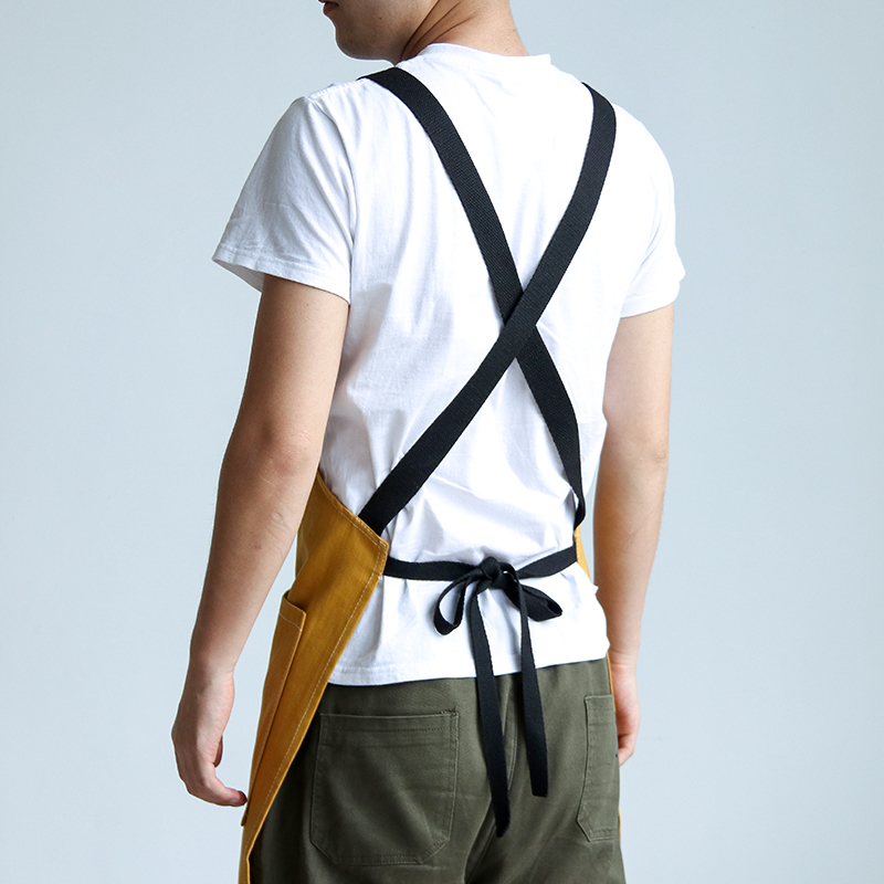 Title 5, Cowboy Apron Korean Style Personality Barista T...