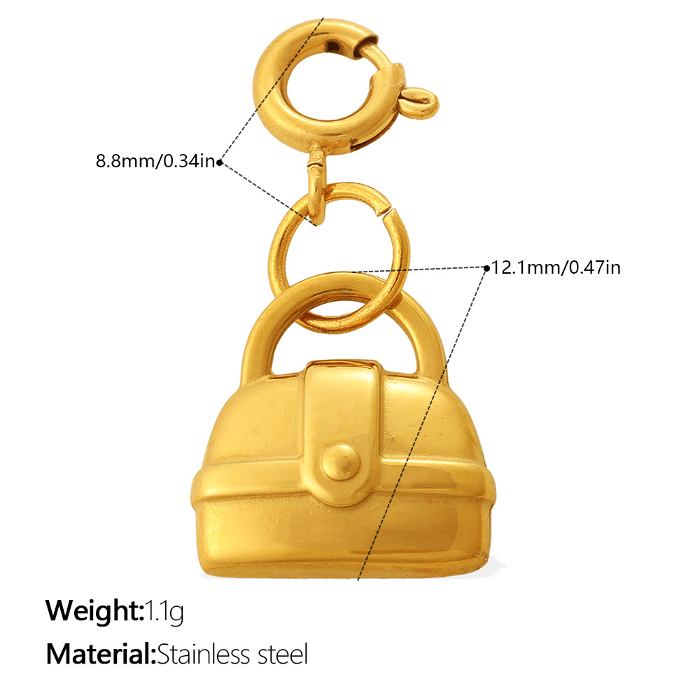 Retro Niche Mini Ladies' Handbag Series Jewelry Clasp Pendant Exquisite And Luxurious DIY Accessory Items