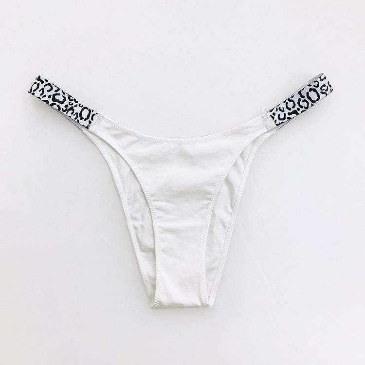 New European And American Women's V shaped Half Hip Briefs White Cribbed Belt - Shop at LoveMi