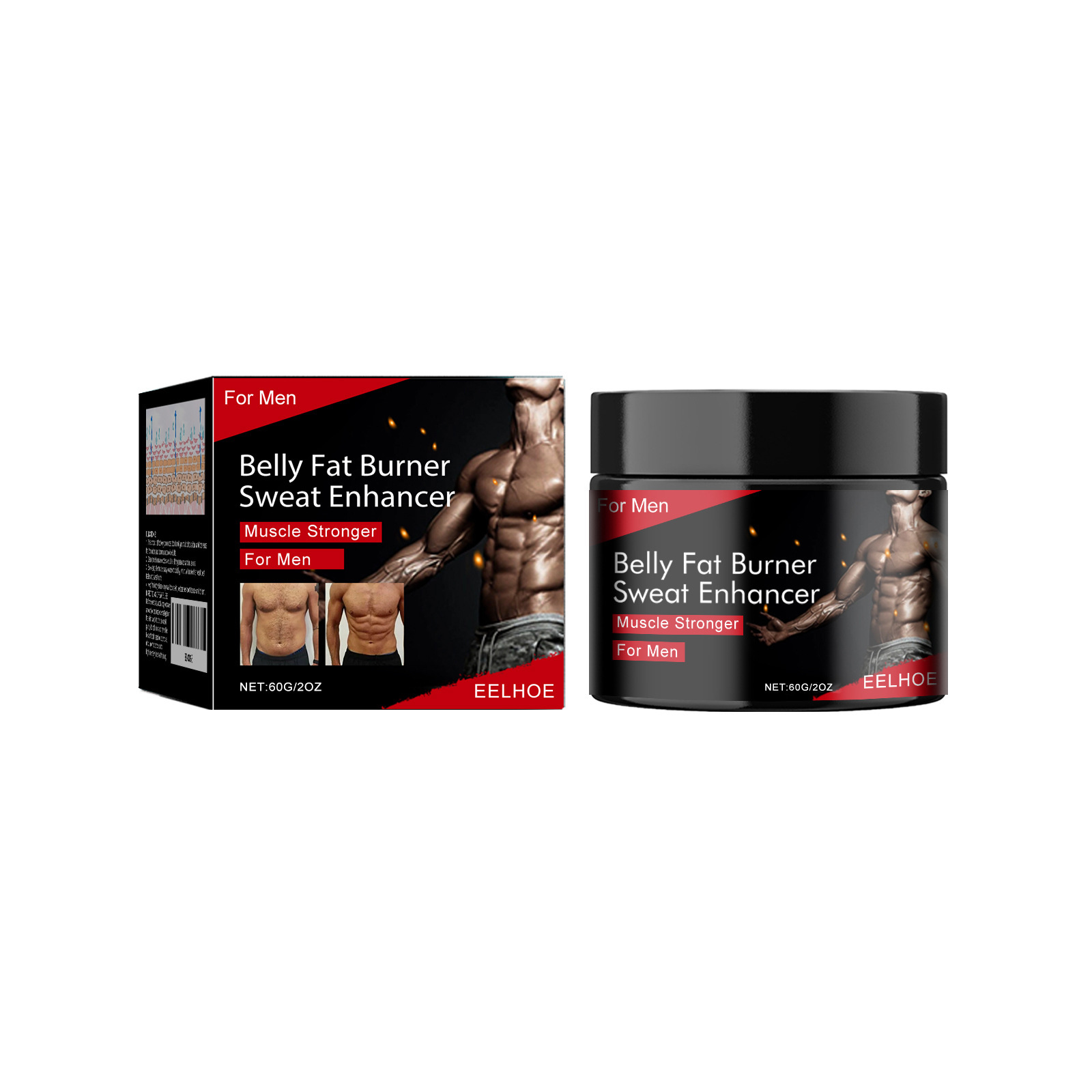 EELHOE Body Care Cream For Foreign Trade And Cross-Border Businesses  Daily Abdominal Massage Cream To Enhance Body Shape — foto 2