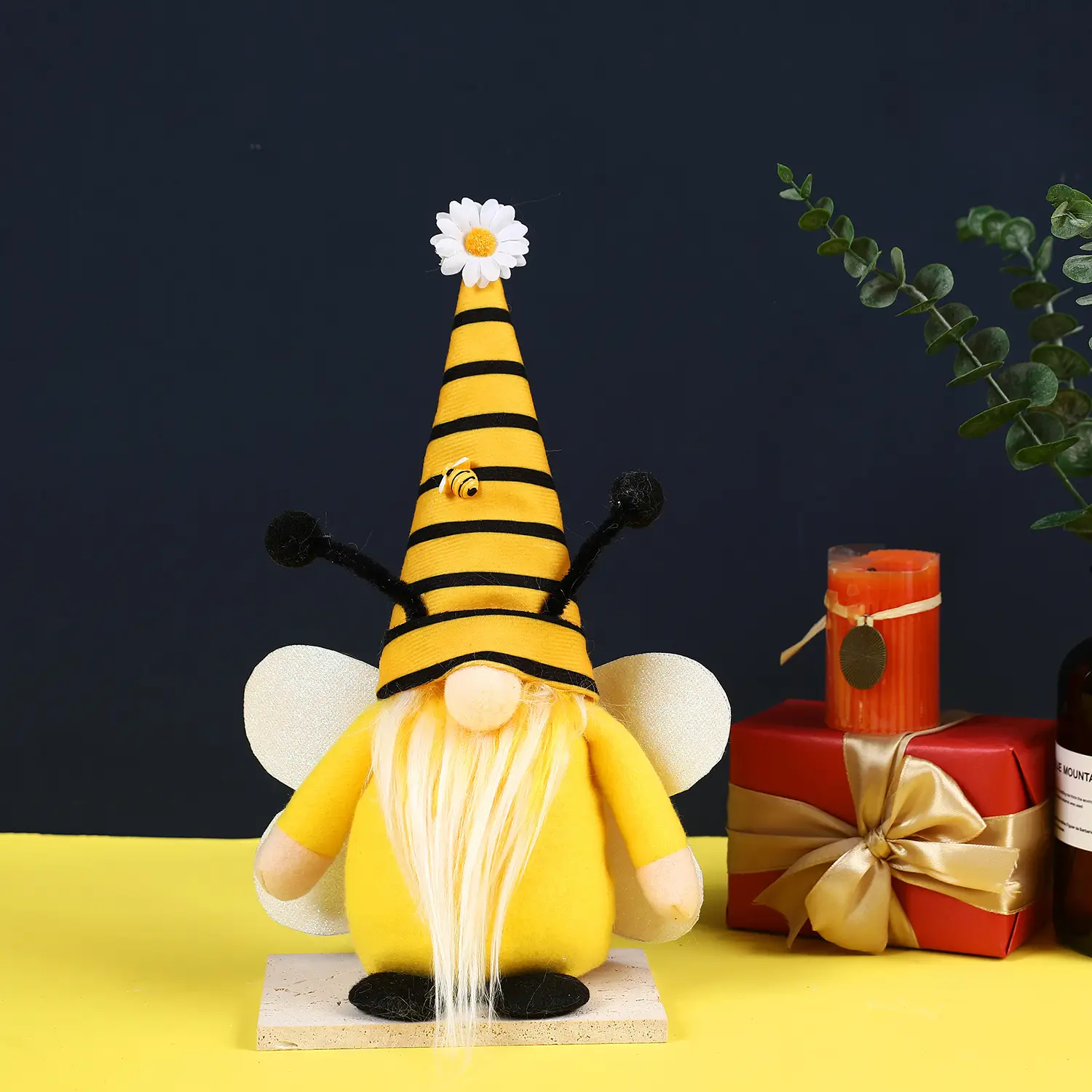 Creative Bee Festival Faceless Doll Ornament