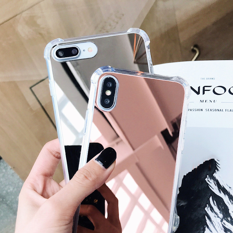 Anti-drop All-inclusive Soft Shell Airbag Mirror Mobile Phone Case - Image 4