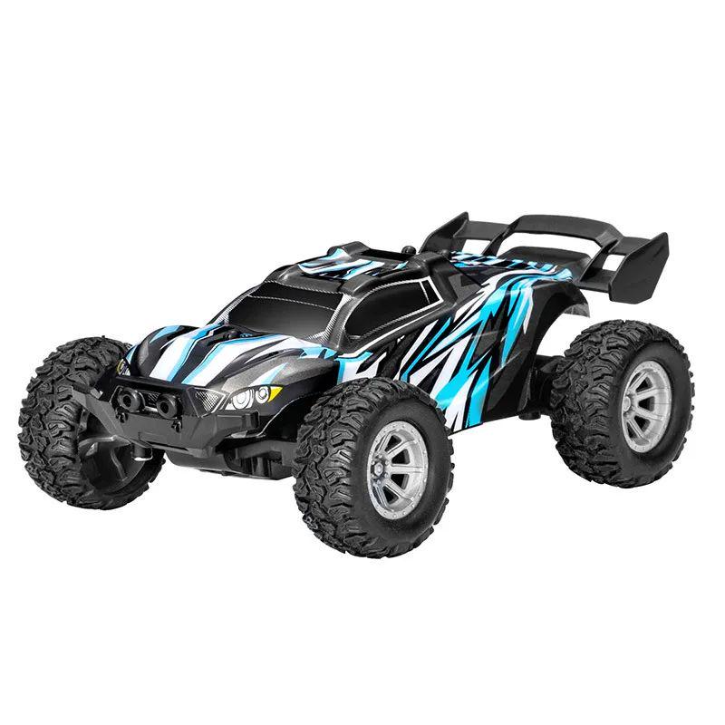 Blue Alloy Wireless RC Car With Controller - High-Speed Remote Control Toy For Kids Ages 7-14