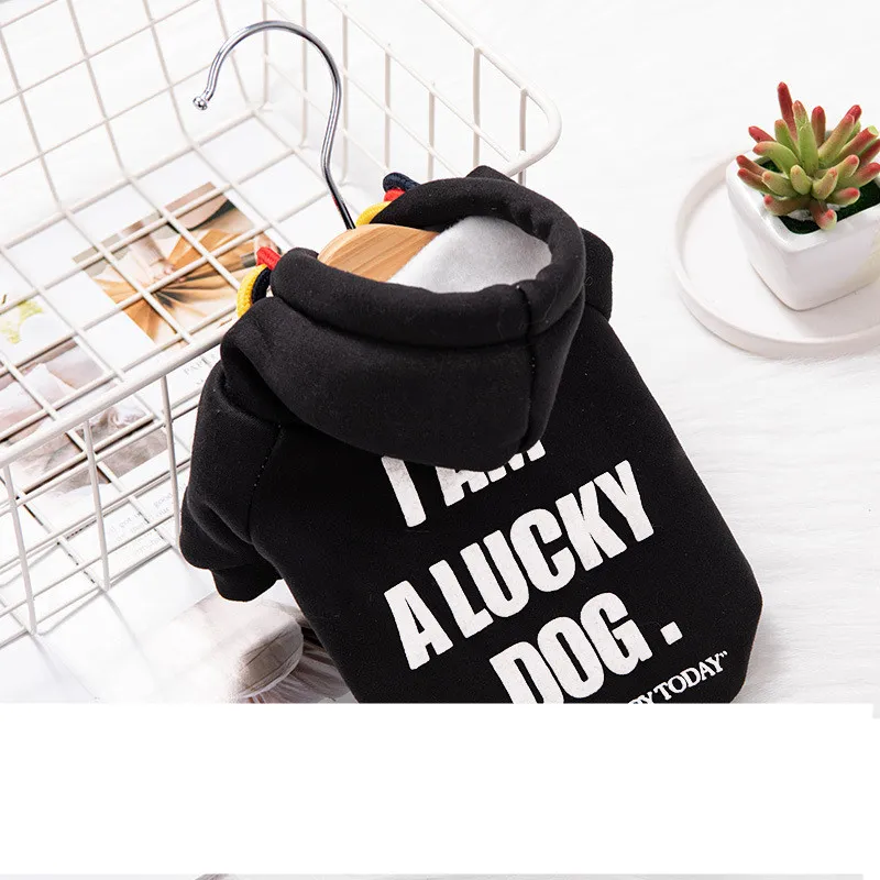 Warm Cat Puppy Clothes Pet Trendy Sweater - Black