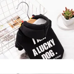 Warm Cat Puppy Clothes Pet Trendy Sweater - Black - View 1