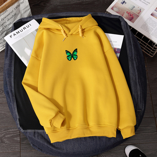 Title 3, Butterfly print hoodie