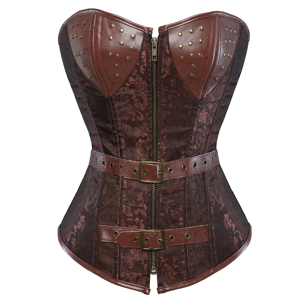 Title 5, Fashion Matching Belly Contracting Corset Leather