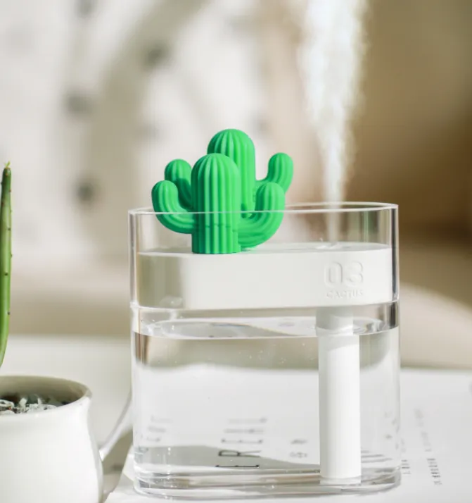 Transparent Landscape Cactus Portable Humidifier – image 8