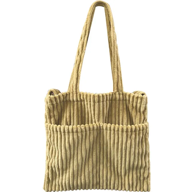 Wick Shoulder Bag Japanese Vintage Outer Pocket Crossbody Yellow - Shop at LoveMi