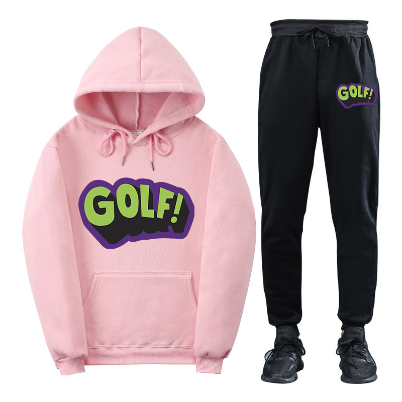 Loose Running Two-piece Hooded Sweatshirt