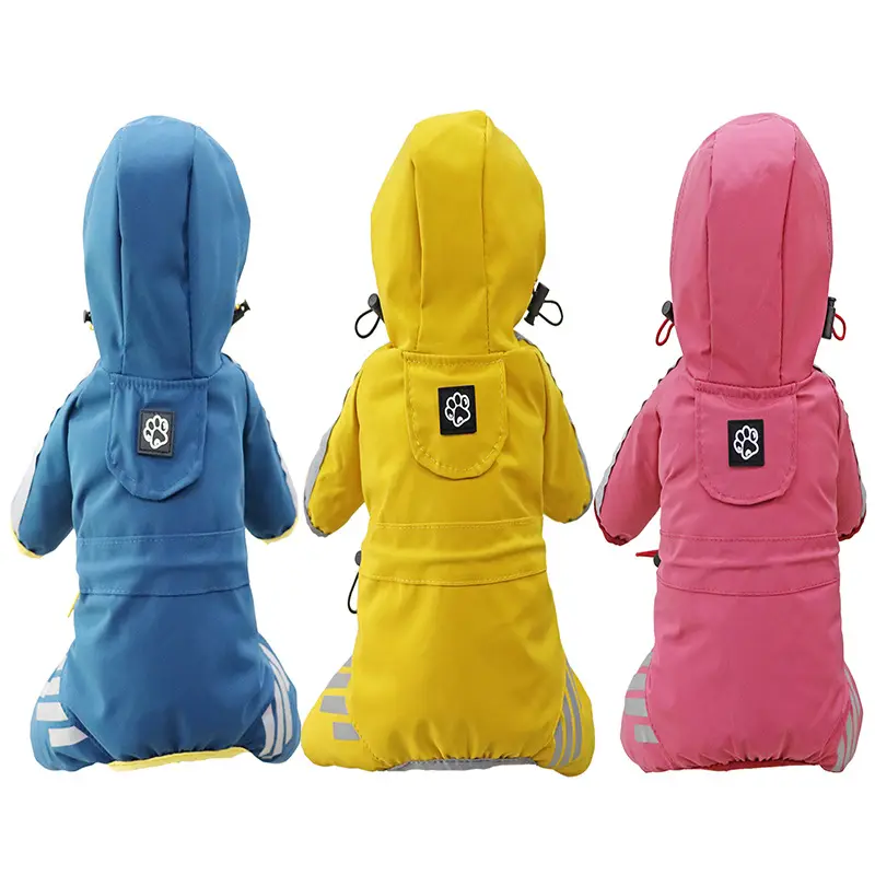 Dog Raincoat Full Package Four Feet Waterproof
