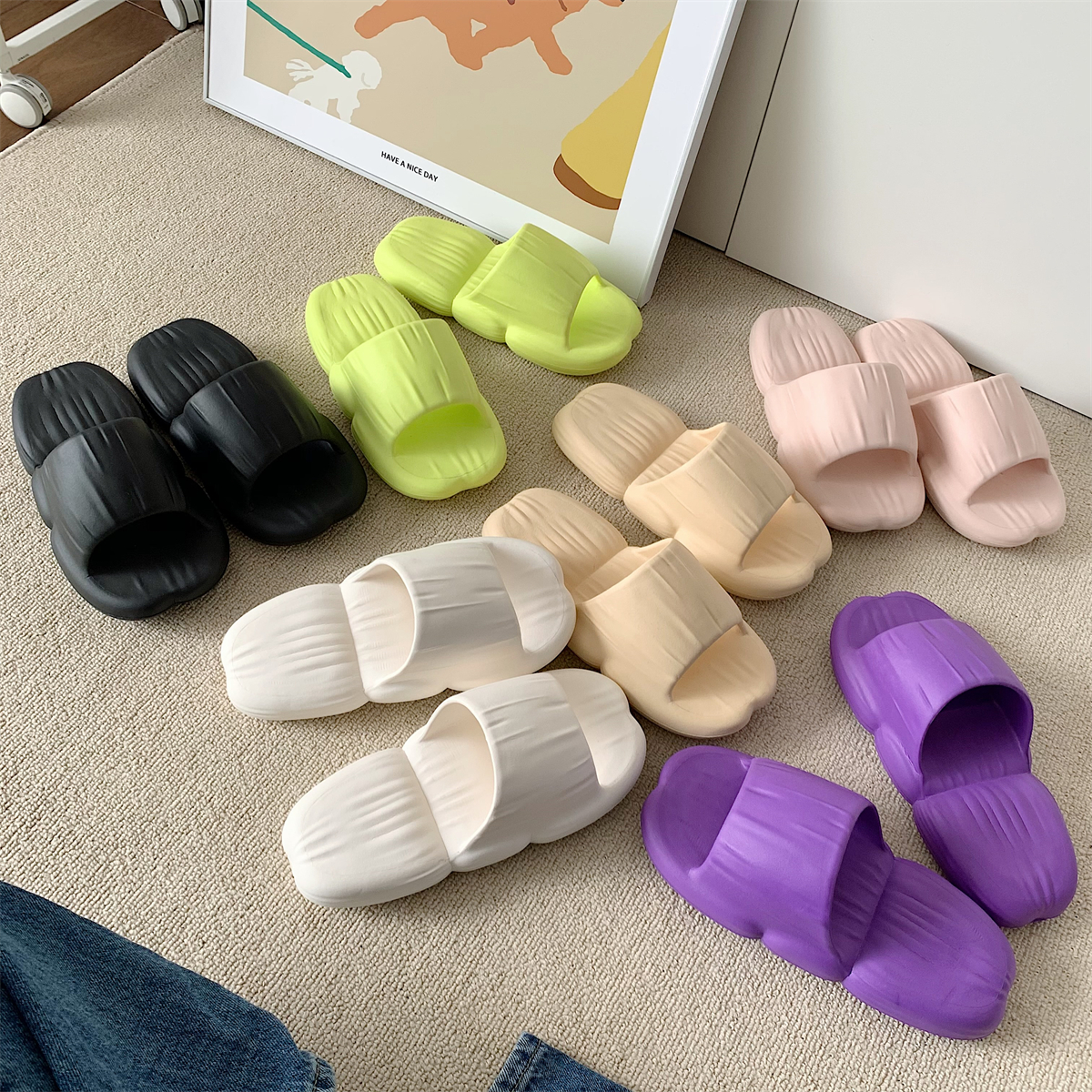 Non-slip Deodorant Comfortable Home Bath Sandals