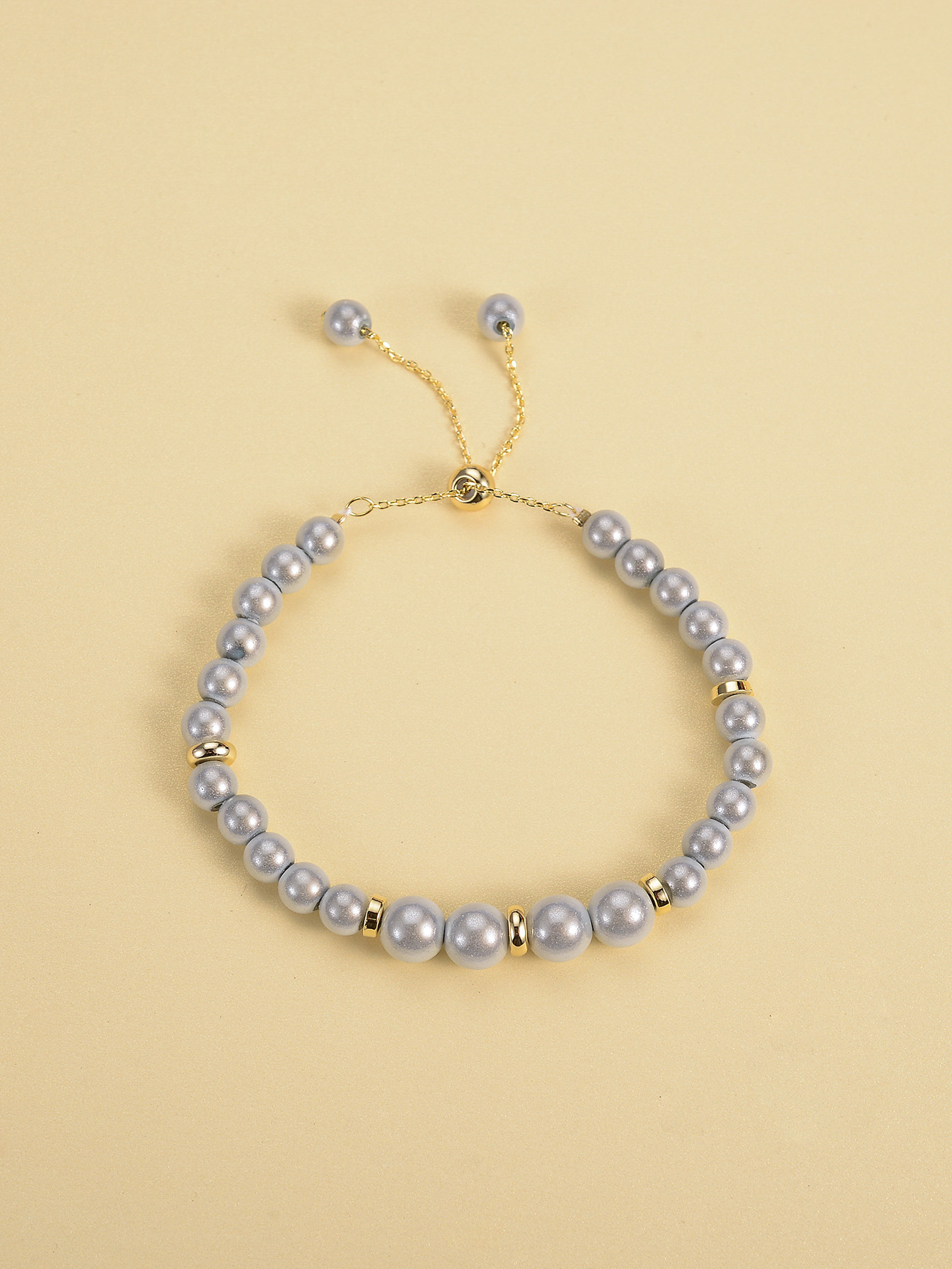 European And American Vintage Classic Metal Pearl Bracelet