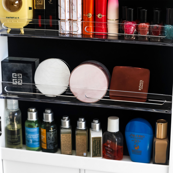 Full Mirror-finished Floor-standing 3-color LED Light Strip With 8 Blue And... 3