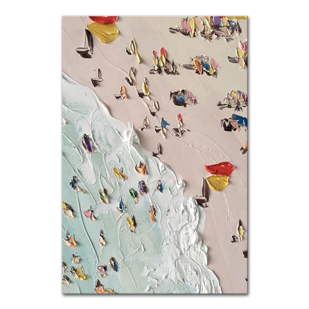 Beach Oil Canvas Wall Art, picture 6 of 12