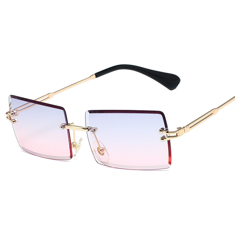 New Fashion European And American Rimless Sunglasses - Image 2