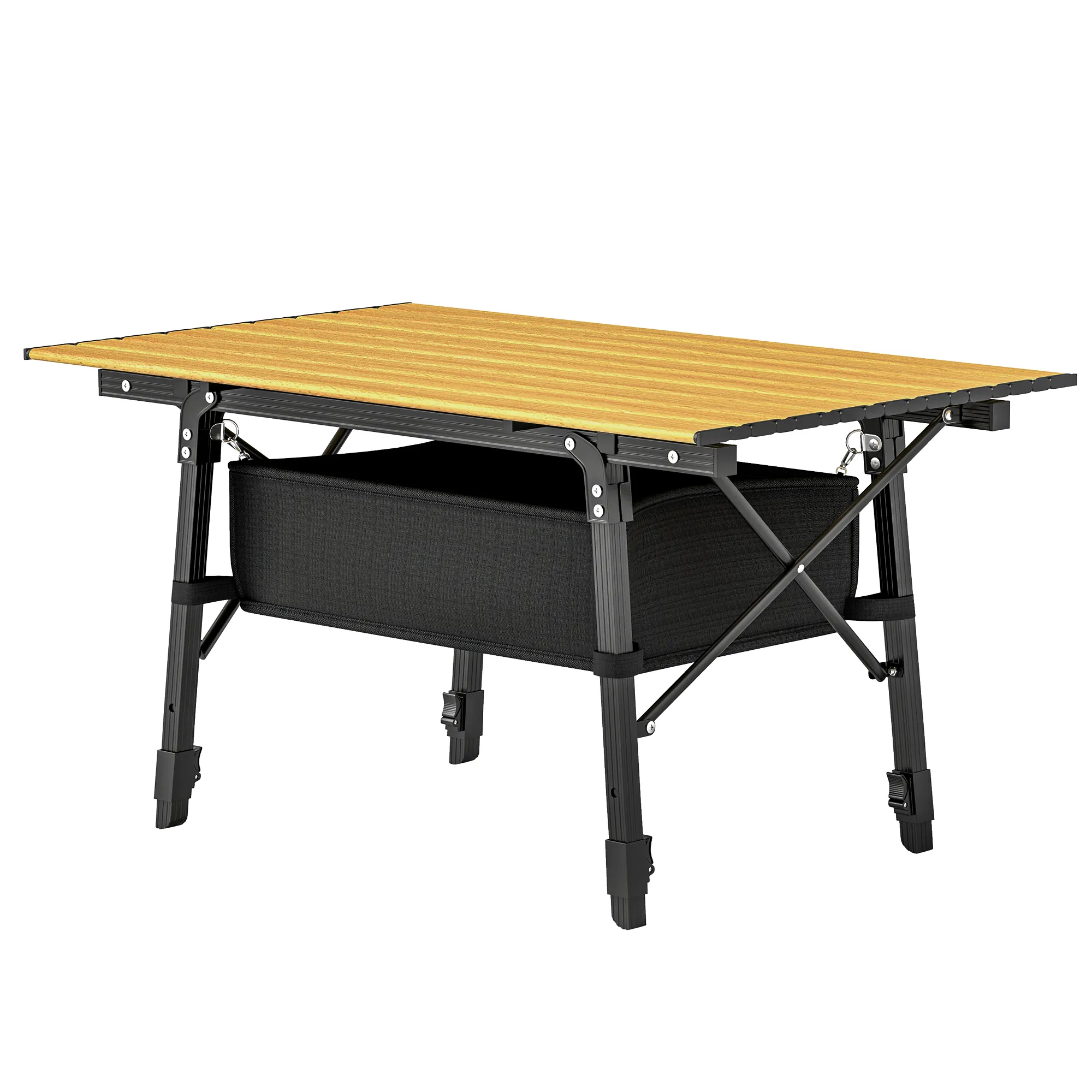 3ft Aluminum Small Folding Table, Portable Camping