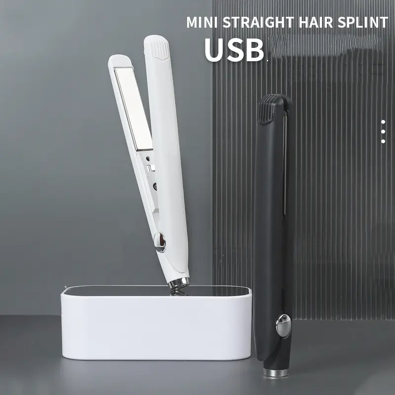 Usb Interface Mini Hair Curler and Straightener Dual-use