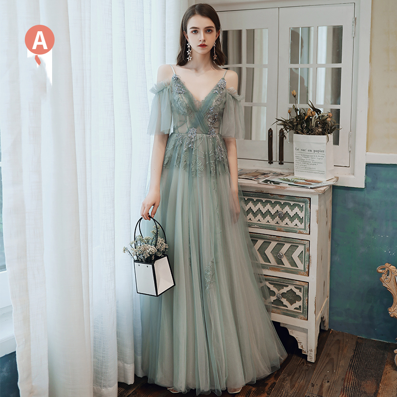 Douyin Bridesmaid Dress Was Thin Banquet Female A 2Xl - Shop at LoveMi