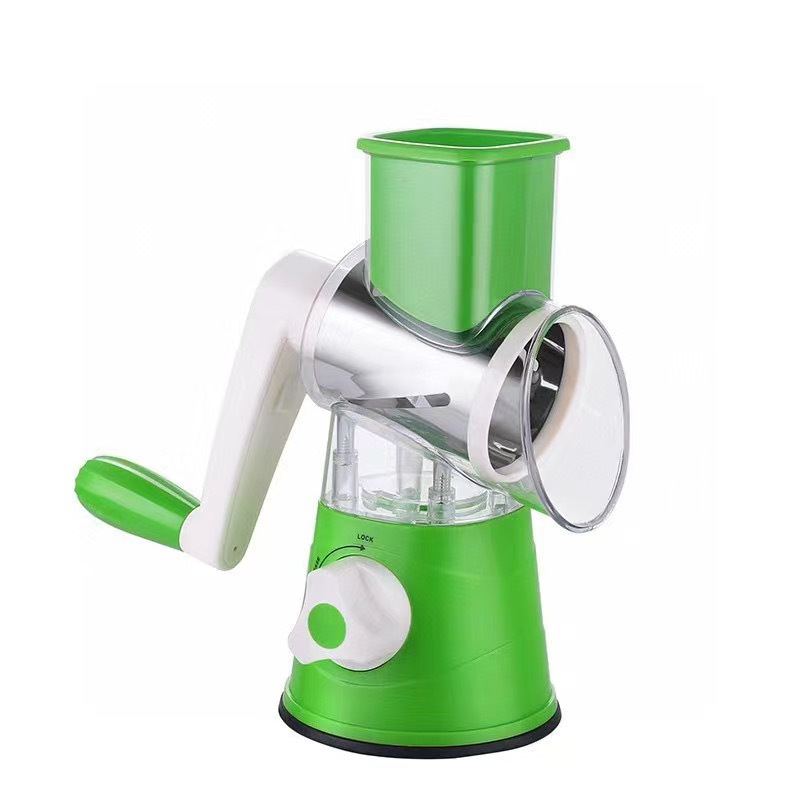 Multi function Vegetable Fruit Slicer Cutter Shredder Food Manual Rotary Grater