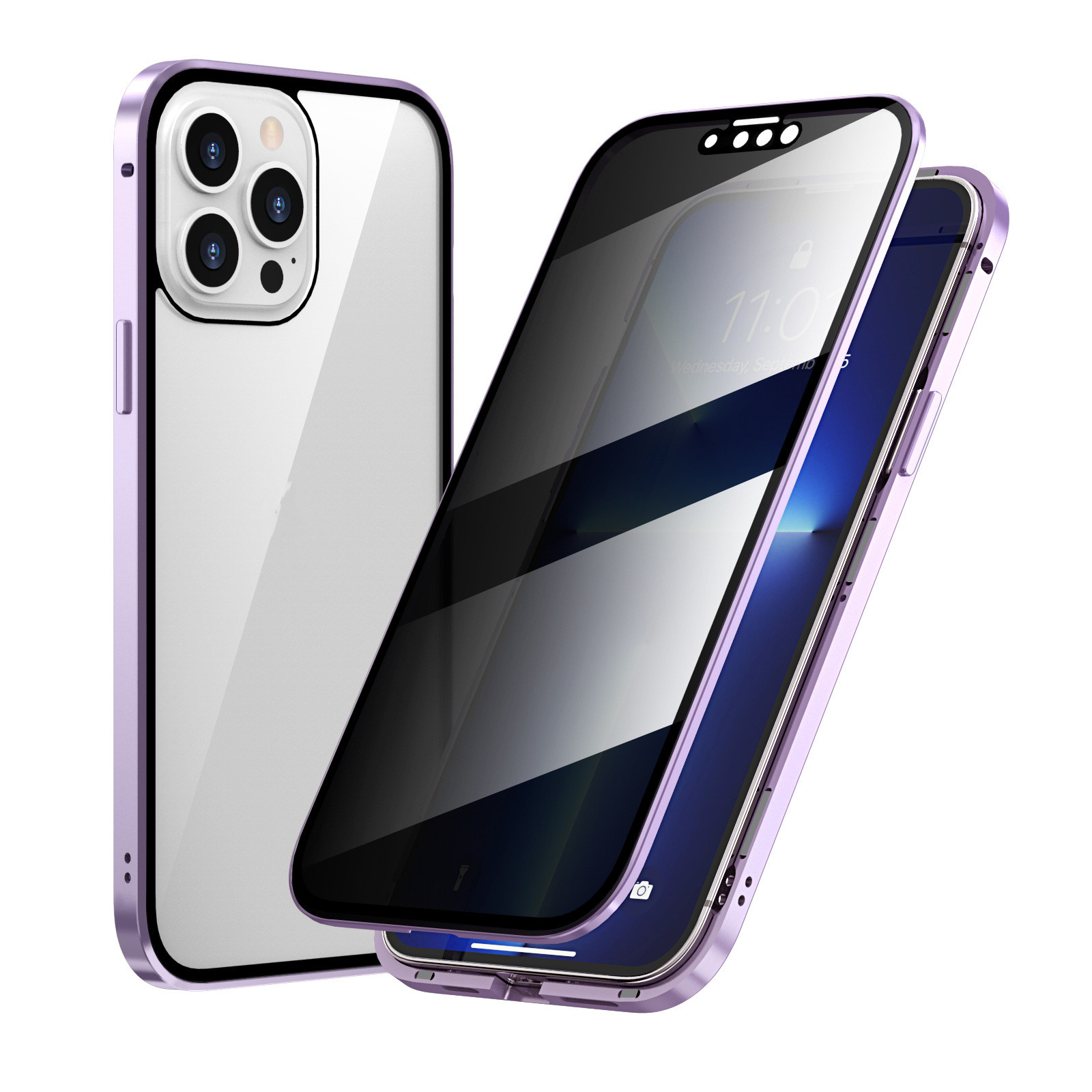 Anti-Privacy Magneto Double Sided Metal Frame Protective Cover - Image 10