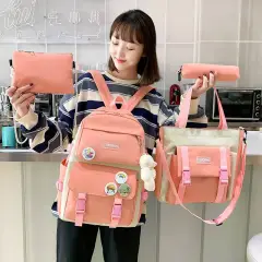 Little And Cute Girl's Backpack For Grades Three To Five And Six - Pink - View 1