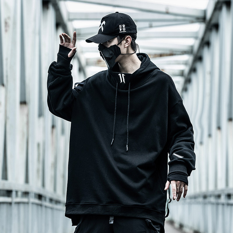 Autumn New Hooded Loose High Collar Clothes Tide Brand Ins Jacket Tide