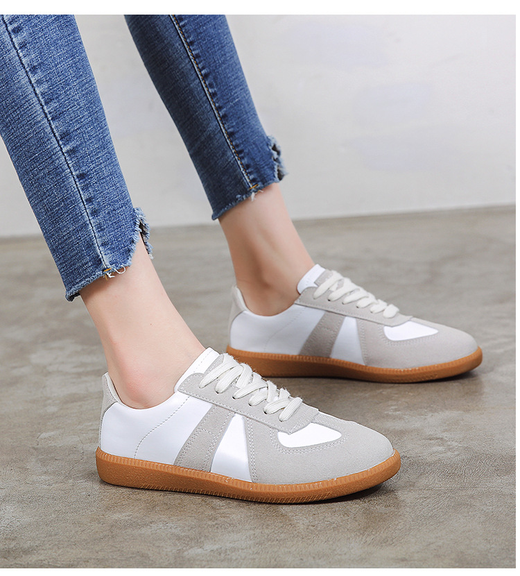 Title 2, Shallow Flat Bottom Fashion Casual Women Lace-u...