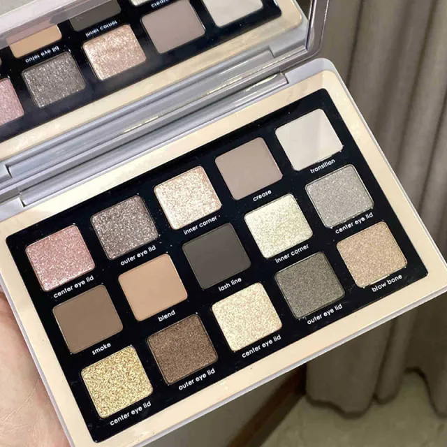 Cement Rose Retro Earth Holding Color Eye Shadow Plate Grey - Shop at LoveMi