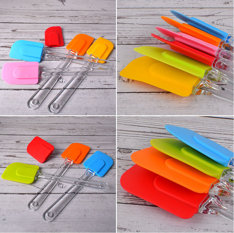 Title 4, Transparent Handle Soft Silicone Scraper