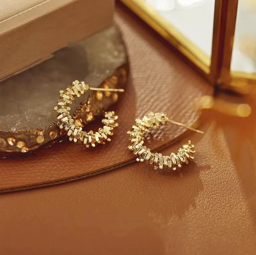 Temperament Niche Cold Wind Fashion All-match High-end Earrings