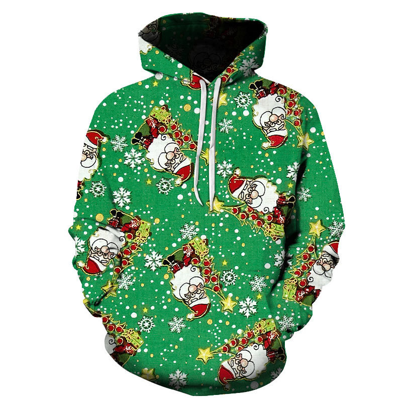 Title 11, Herensweatshirt met kerstprint en lange mouwen ...