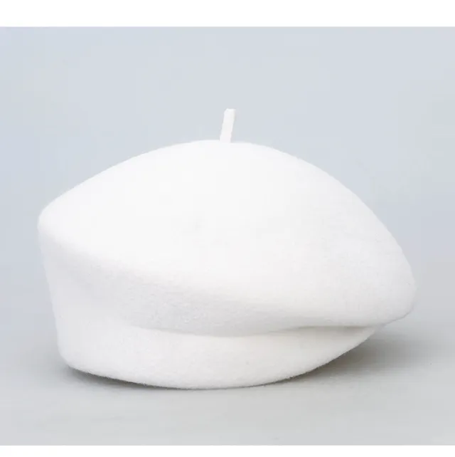 Trend Painter Wool Beret Women's Wool Styling White - Shop at LoveMi