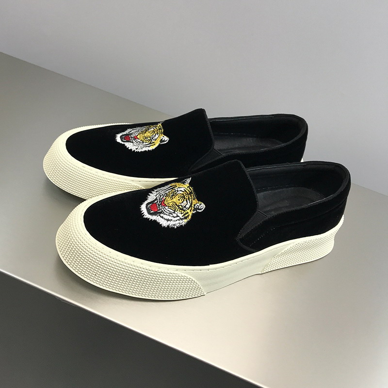 Breathable Flat Men's Hairstylist Trendy Shoes Summer Loafers