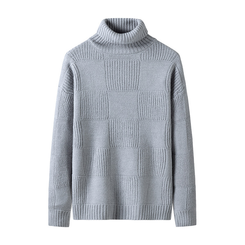 Title 3, Loose Knit Bottoming Turtleneck Sweater Men