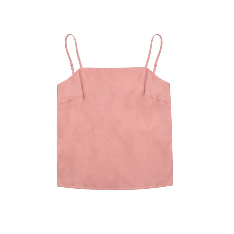 Women's Commuter Blouse Pleated Skirt Suit - Peach Vest