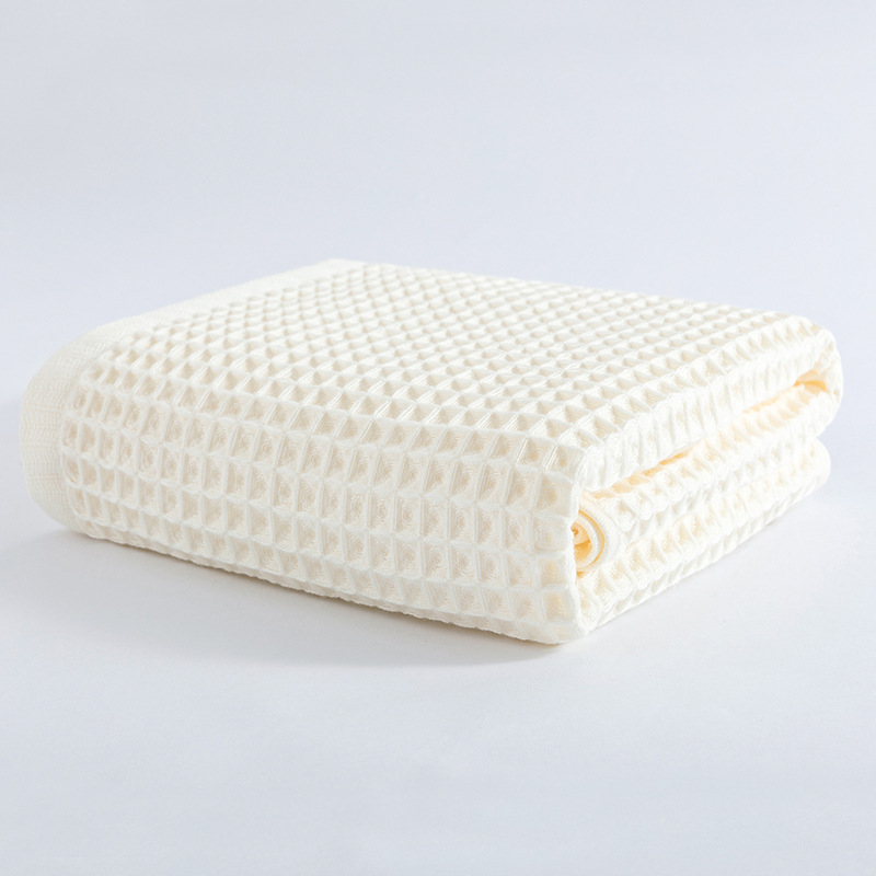 Title 6, Waffle Soft Cotton Bath Towel Is Not Easy To Lint