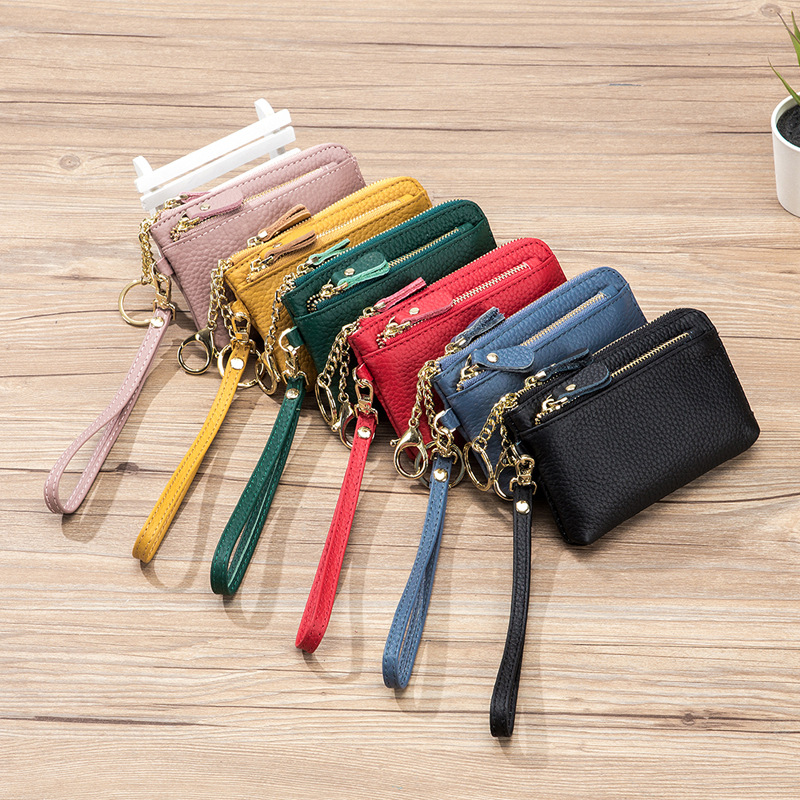 Title 2, Multi-functional Leather Womens Mini Hand Purs...