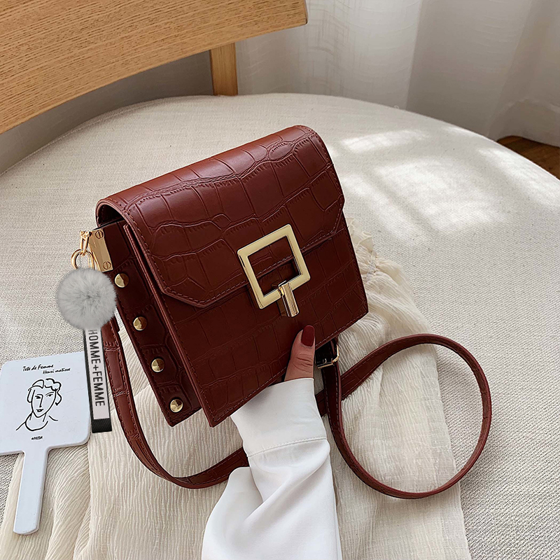 Simple British Style High-end Brown Bag