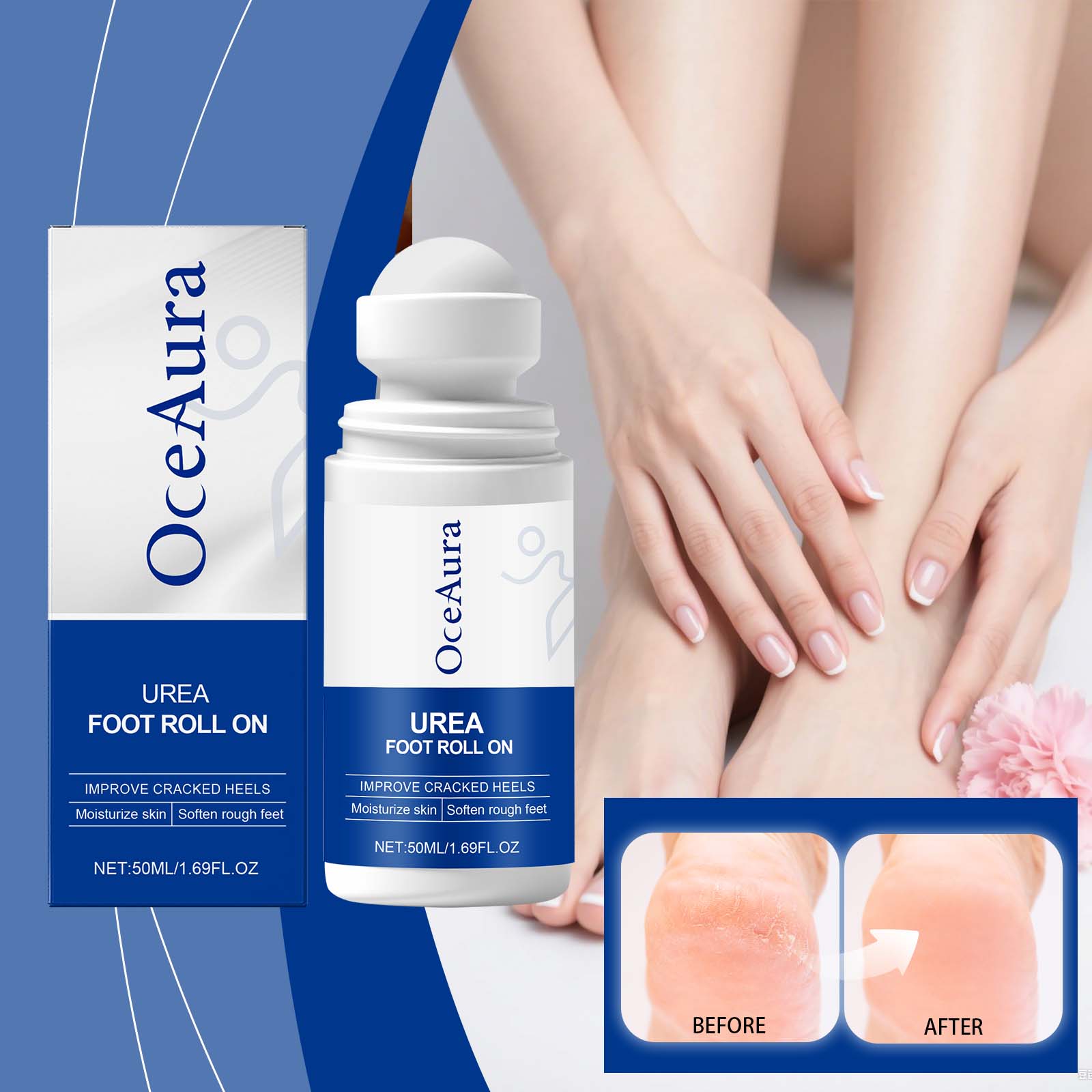 Urea Foot Moisturizing Roll-On 50ml — foto 6