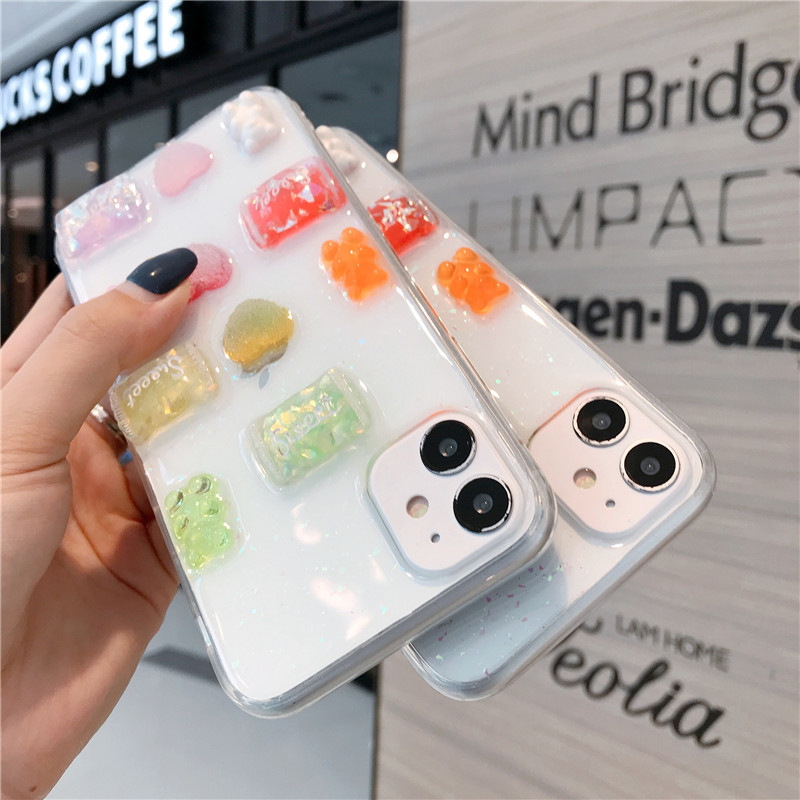 Mobile Phone Glue Candy Transparent Case - Image 3