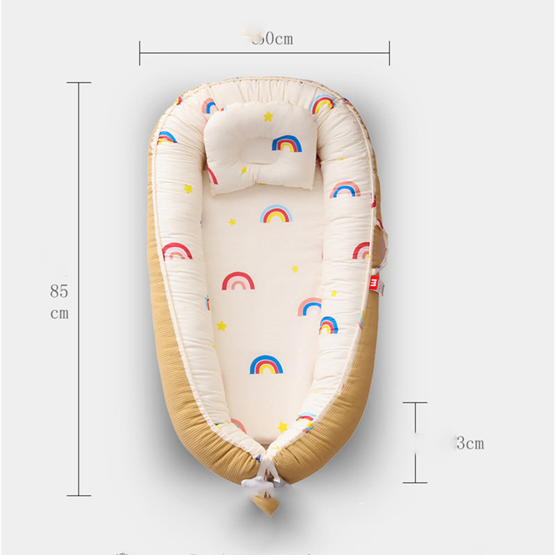 Honeycomb Breathable Portable Movable And Pressure-proof BB Bionic Bed For Newborns — foto 19