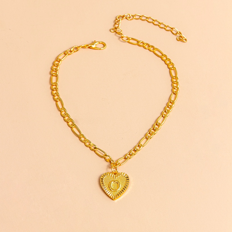 … Color Heart Pendant Foot Bracelets Women